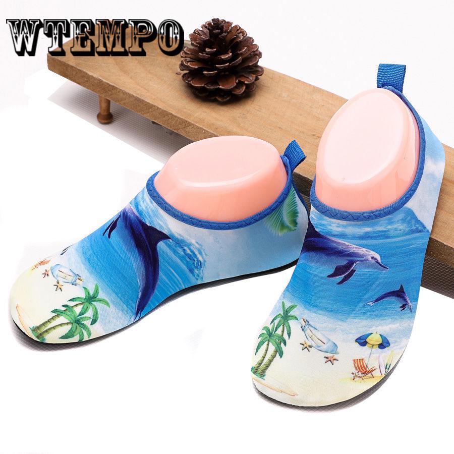 Unisex Water Socks Quick-Dry Colorful Shoes for Aqua Yoga Surfing Swimming Wading