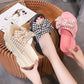Flower Slippers Women Summer Thick Bottom Outside Wear Wedge Heel Muffin Lazy People Increase Temperament Light Sandals and Slippers
