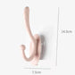 Perforation-free Coat Hook Wall-mounted Thickened Thickened Door Back Hook Bathroom Coat Rack Hook Bathroom Hooks
