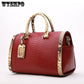 Cowhide Women's Bag Messenger Handbag Ladies Leather Bag Pure Leather Leisure Pillow Bag Boston Bag Genuine Leather Shoulder Bag
