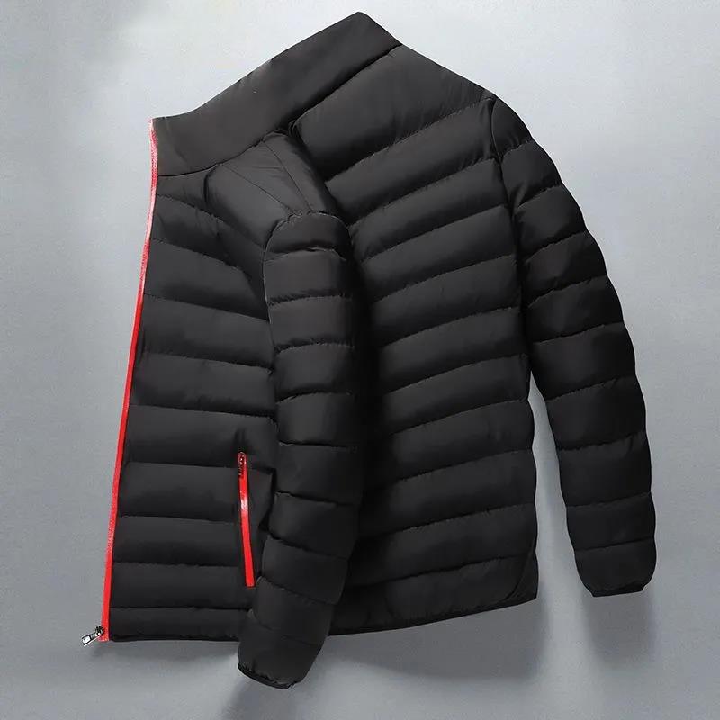 Winter Men's Warm Down Jacket Thick Hooded Korean Handsome Jacket