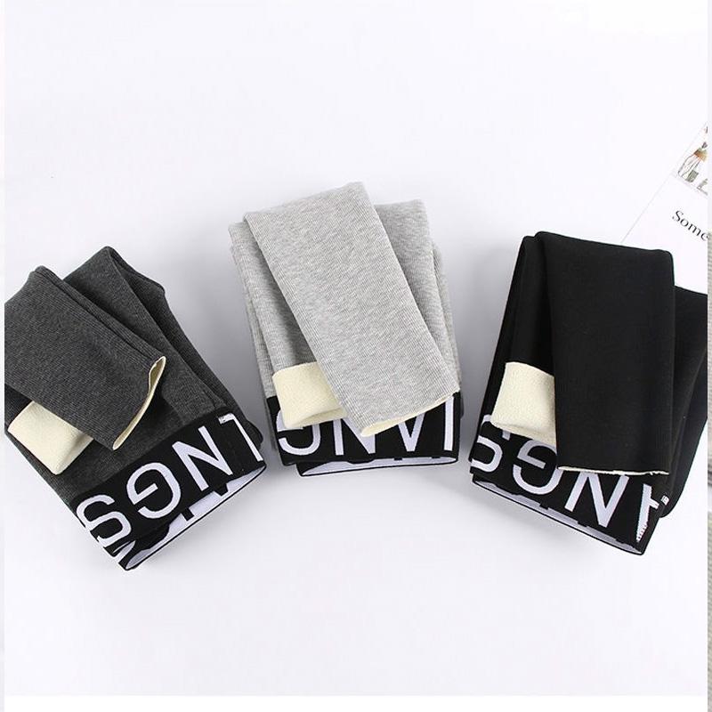 80-150 Kg Plus Velvet Thickened High-waisted Leggings for Women's Outer Wear Plus Size Thermal Pants Students Korean Version of Slim Cropped Trousers