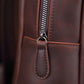 Men vintage leather Backpack multi-functional Business Travel Notebook Laptop Backpack Shoulders Bag