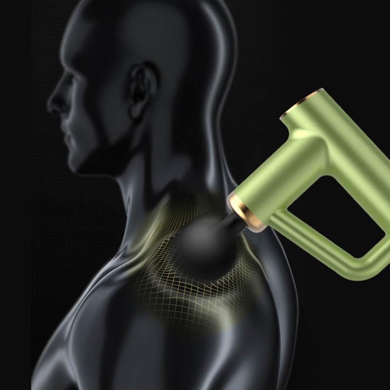 Mini Fascia Gun Massage Neck Film Relief Relax Muscle Gun Electric Fitness Massager