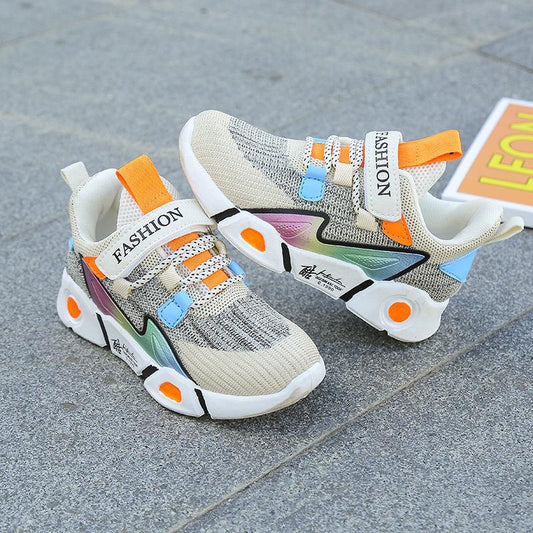 Boys Girls Shoes Children's Sports Shoes Spring Autumn Breathable Net Shoes Non-slip Casual Shoes