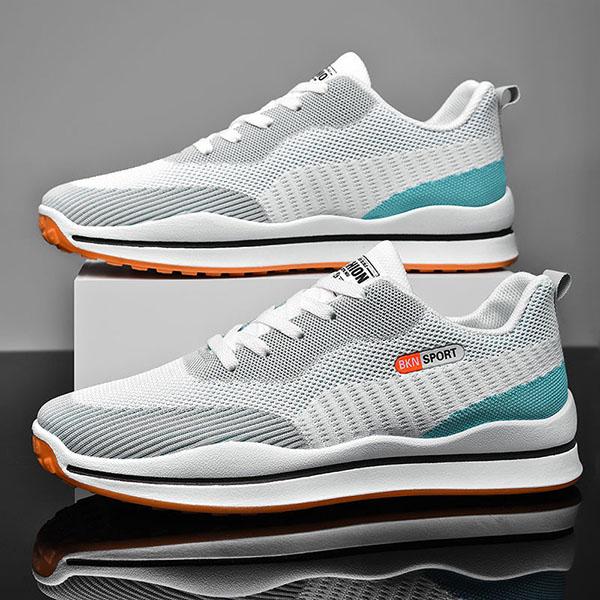 Men's Spring and Summer Large Size Soft Shoes All-match Flat Heel Lightweight Sports Shoes Casual Sneakers