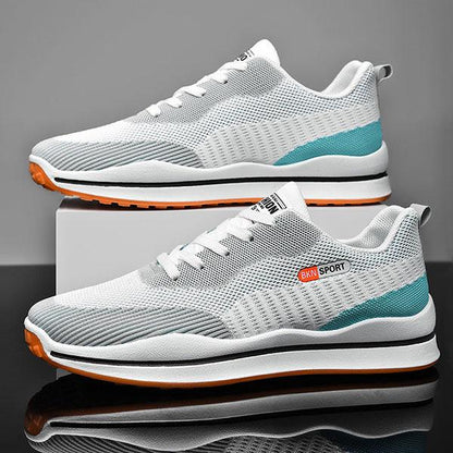 Men's Spring and Summer Large Size Soft Shoes All-match Flat Heel Lightweight Sports Shoes Casual Sneakers