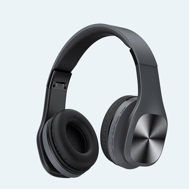 Wireless Bluetooth Headset Quality Stereo Foldable Gaming Headphone with Mic for PC Mobile Phone Mp3