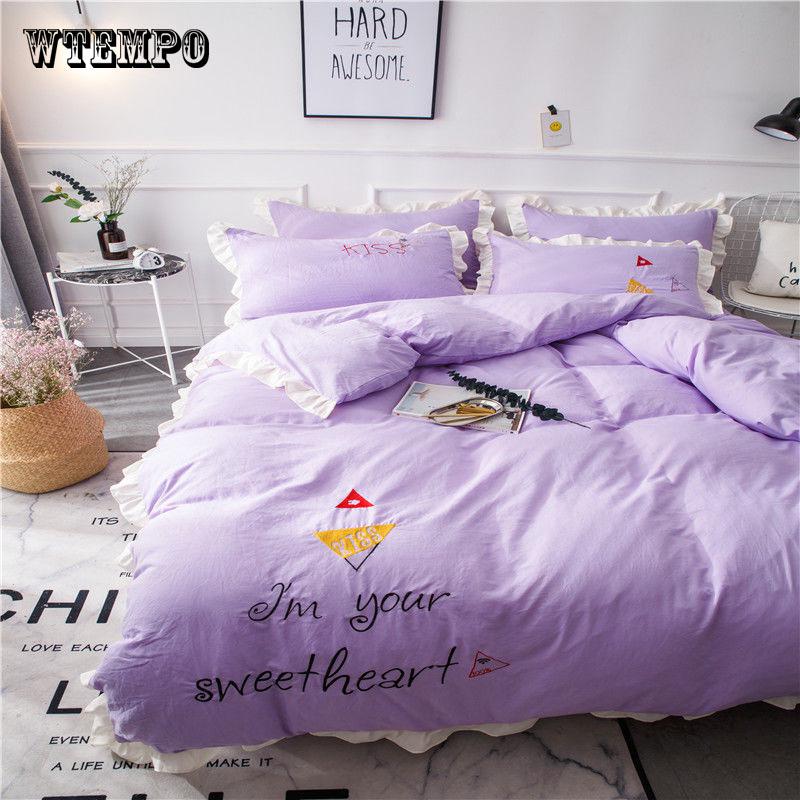 Princess Style  Bedding Set Luxury King Queen Twin Bed Set Duvet Cover Set Girls Bed Sets