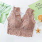 Women's Sexy No Steel Ring Beautiful Back Lace Underwear Bra Women Gather Anti-sagging Thin Bra Outer Wear Running Training Fitness Yoga Underwear