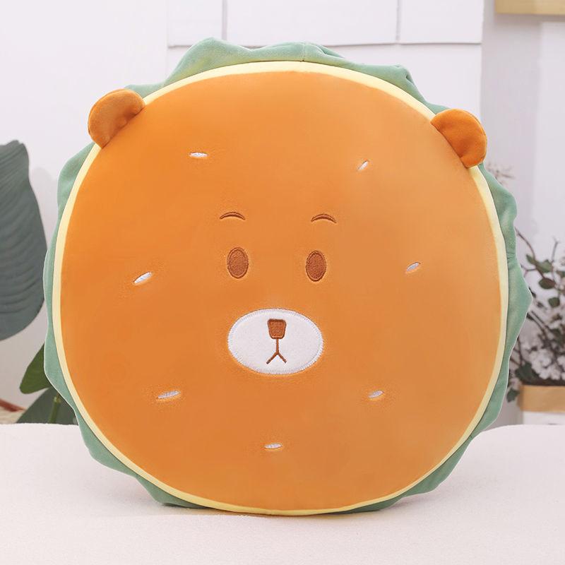 Cute Hamburger Pillow Plush Toys Soft Multi-function Plush Toy Pillow Kids Birthday Creative Gift