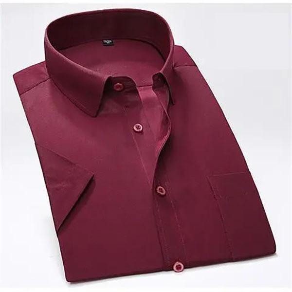 Summer Fat Plus Size Men's Short-sleeved White Shirts Men's Loose Shirts Fat Half-sleeved Shirts