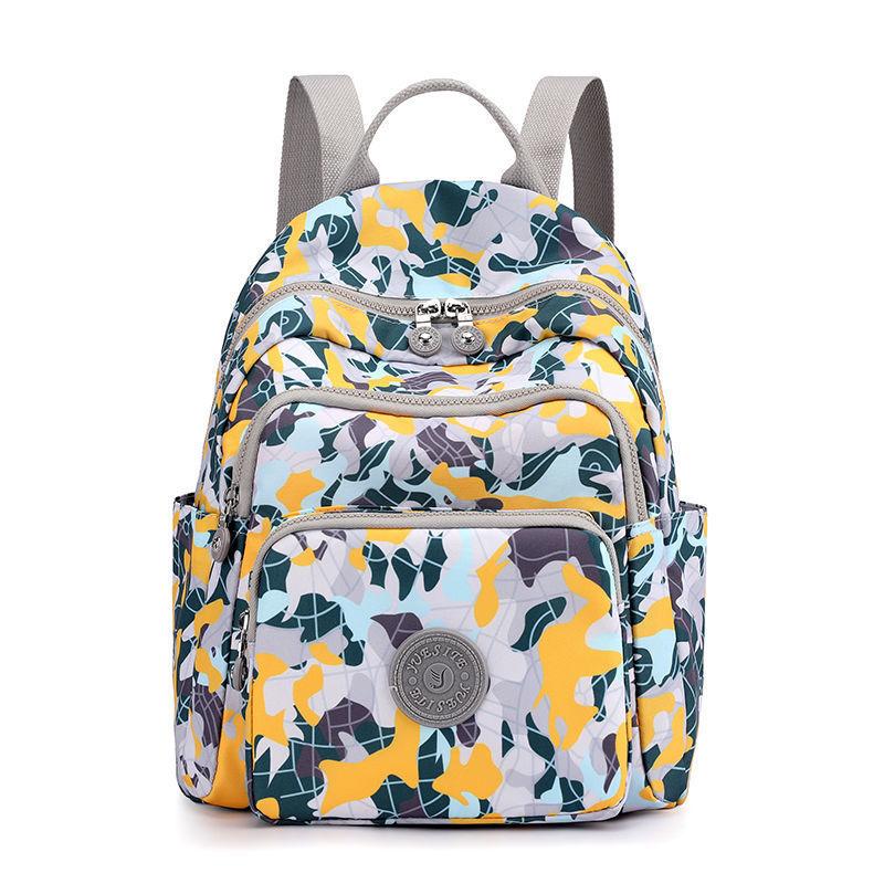 Nylon Oxford Cloth Backpack Female Korean Version of Wild Canvas Student School Bag Travel and Leisure Fashion Backpack Bag