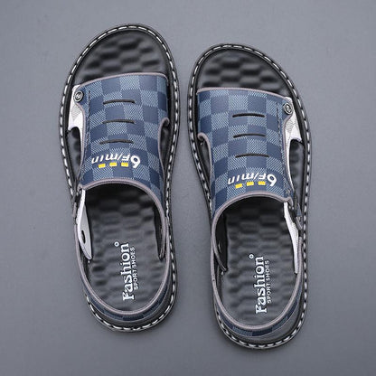 Sandals Men's Summer 2020 Non-slip Beach Shoes Men's Casual Dual-use Wear Sandals and Slippers Korean Summer Tide