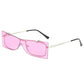WTEMPO Square Flip Sunglasses Men and Women Punk Sunglasses Women's Tide Ocean Sunglasses