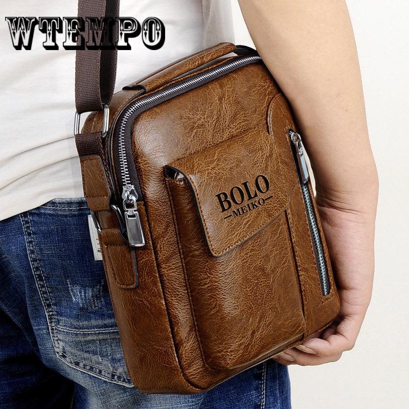 Leather Retro Man Bag Men Messenger Bag Crossbody Bag Shoulder Bag for Men Business Handbags