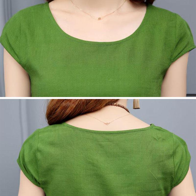 Summer Casual Short Dress Women Short Sleeve Bodycon Dress Elegant and Comfortable Dresses for Youth Lady