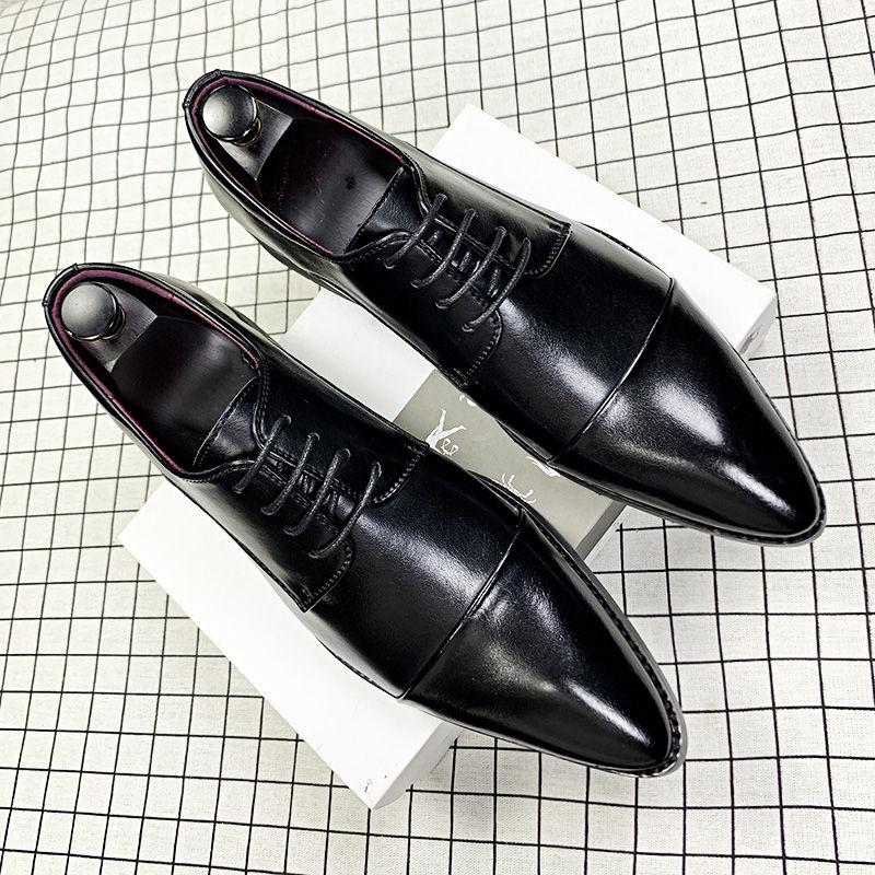 British Style Large Size Shoes Casual Trend Shoes Fashion Suit Shoes Summer Pointed Shoes Men