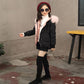 Children's Clothing Winter Jacket for Girls Warm Hooded Thick Cotton-Padded Coat Girl Down Jacket
