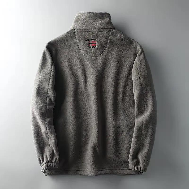 Functional Outdoor Cold Jacket Men's Plus Size Warm Jacket Autumn and Winter Fleece Jacket Jacket