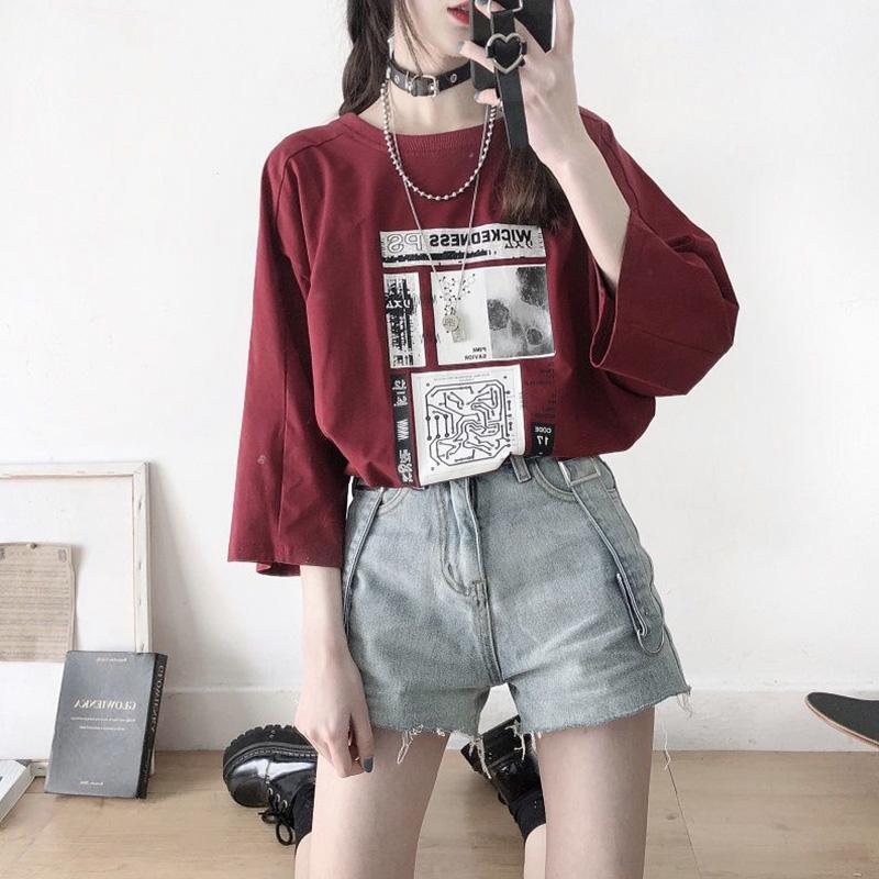 Women Dress Girl Loose O-Neck Casual Long T-shirt Dress Big Loose Home Comfort Outer Convenient