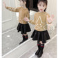 Thickened children's sweater round neck sweater long-sleeved slim bottoming shirt little girl fashion autumn and winter jacket