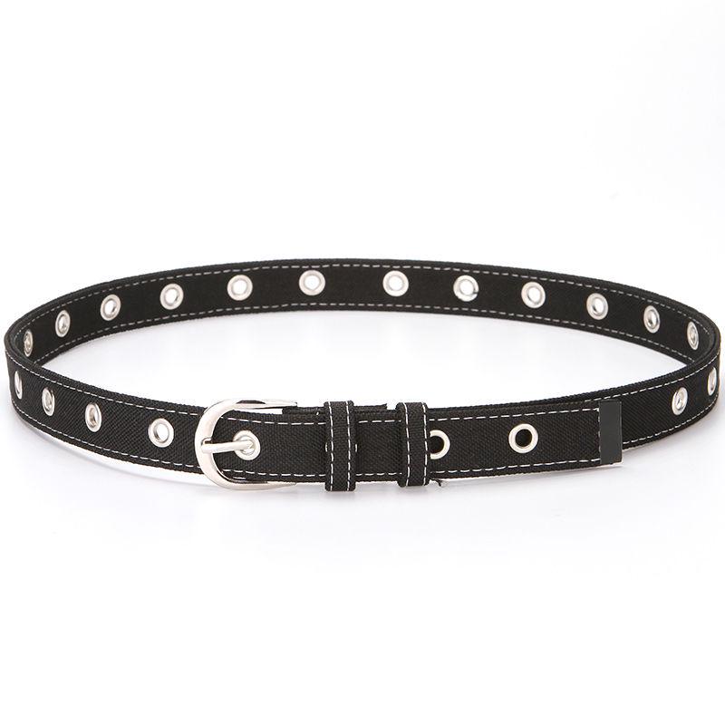 Canvas Belt Ladies Pin Buckle Belt Wild Jeans Dress Female Students Classic Trend