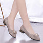 Spring and Summer Pumps Women's Pointed Toe Low-heeled Shoes Korean Style Thick-heeled Work Shoes
