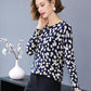 Autumn Winter 3D Printed Woolen Sweater Women O-neck Long Sleeve Warm Pullover Knit Wool Blend Jumper Tops