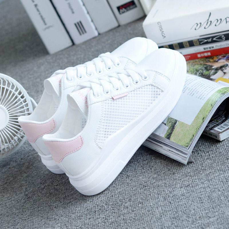 Net Shoes Summer Round Head Color Matching Breathable and Comfortable Fashion Women's Shoes