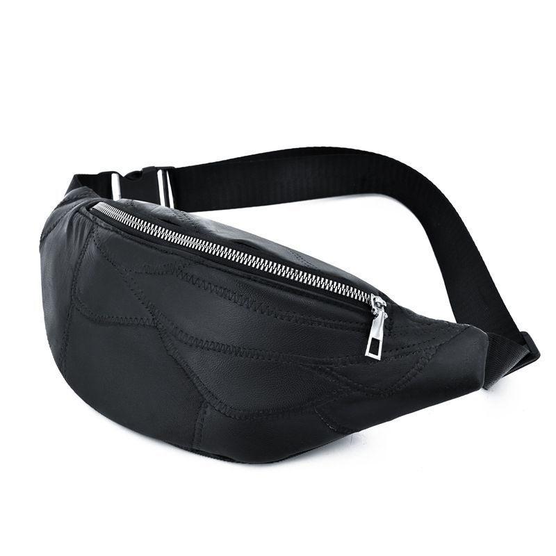 Men's and Women's Waist Bag Waterproof Wallet Multi-zipper Running Cycling Sports Bag Business Cash Register Bag
