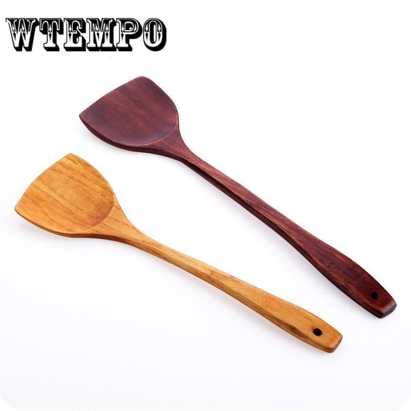 Pancake Turner Kitchen Fried Cooking Woodiness Non Stick Spatula