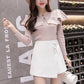 Women High Waist Irregular Skirt Anti-light Office Lady Slim A-line Skirts Bag Hip Skirt