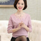 Lace Hollow Neck Knitted Bottoming Shirt Fashion Solid Color Loose Plus Size Women's Sweater