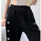 Pants Women's High Waist Wide Leg Loose and Thin All-match Trend Printing Casual Leggings Sports Pants