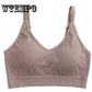 1/2 Piece of Lace Sling Beauty Vest Gathered Without Steel Ring Marks Thin Sports Tube Bra Underwear
