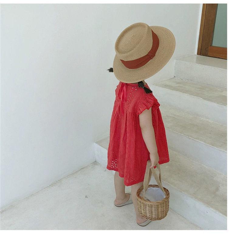 Bear Leader Girls Dress New Summer Brand Girls Dress Casual Kids Princess Dress Hollow Party Dress Children Clothing for 3 7Y