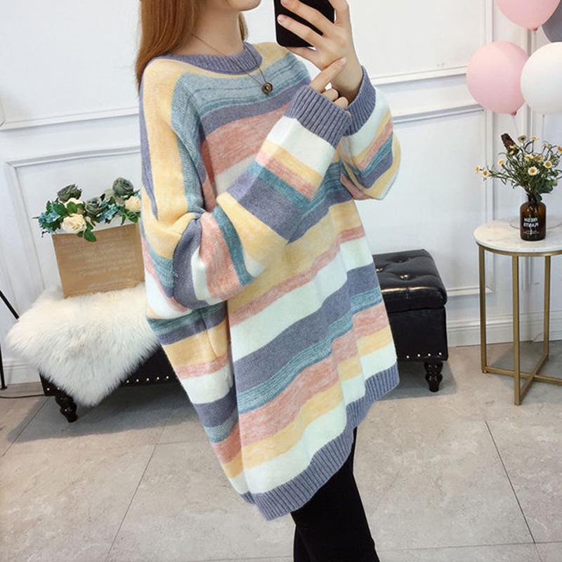 Maternity Autumn Clothes Maternity Clothes  Autumn Suits  Fashion Sweaters  Women's Autumn and Winter Loose Mid-length Autumn Pullovers