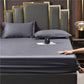 Long-staple Cotton Bed Sheet Bedspread Mattress Protector Cotton Embroidered Four Seasons Non-slip Sheets