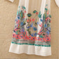 Women's Ethnic Style Loose Outer Chiffon Cardigan Thin Beach Mid-calf Length