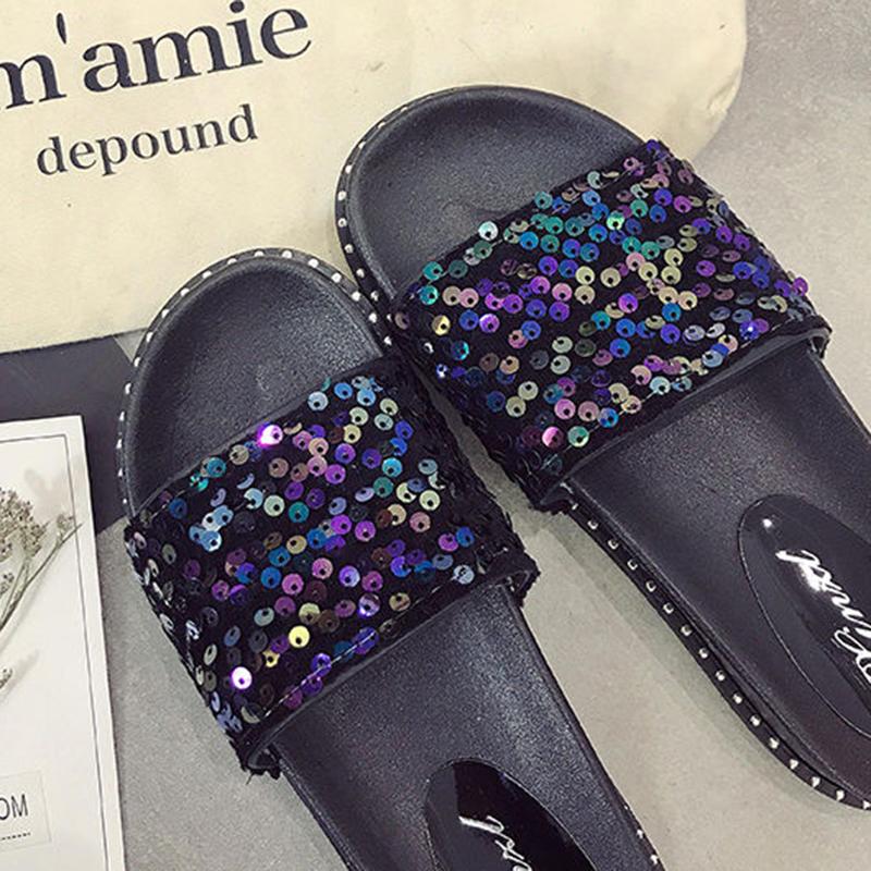 Fashion Thick-soled Slippers Women Wear Korean Shoes In Summer Women's All-match Casual Sandals Women's Comfortable Flat Slippers