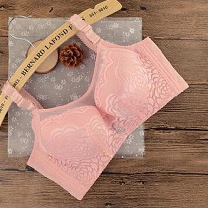 Large Size Thin Bra with Steel Ring Gathered To Adjust The Underwear Bra To Prevent Sagging and Anti-glare