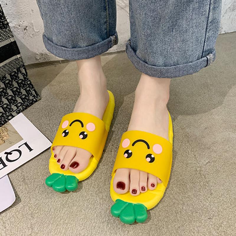 Creative Carrot Slippers Female Fashion Home Parent-child Sandals and Slippers Bathroom Bath Non-slip Slippers