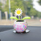 Car Ornaments Car Interior Accessories Car Center Console Decoration Supplies Solar Swing Flower Girl Ornaments