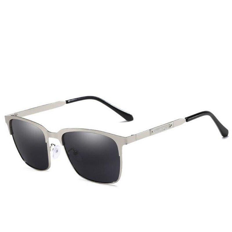 WTEMPO Newest Metal Polarized Men's Sunglasses Men Vintage Driving Mirror  Pilot Sun Glasses Male Re
