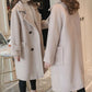 Urban Fashion Mid-length Women's Windbreaker Winter Sexy Slim-fit Plus Size Women's Jacket