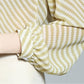 Chiffon Shirt Women's Spring and Autumn Long Sleeve Striped Bow Top