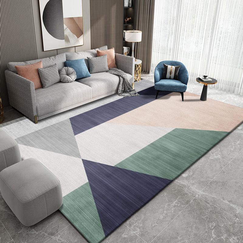 Nordic Carpet Living Room Coffee Table Blanket Simple Luxury Bedroom Bedside Blanket Blanket Washable Household Simple and Easy To Care