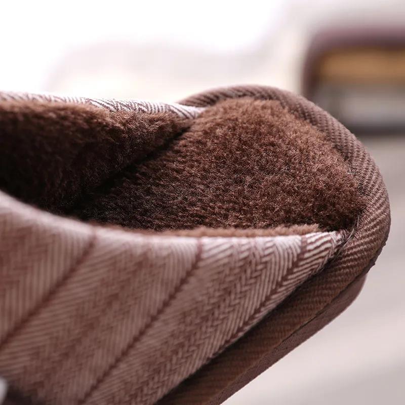 Winter Cotton Slippers Indoor Slippers Winter Anti-skid Thick Shoes Men's Cotton Slippers