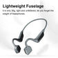 Bluetooth 5.0 Earphone Bone Conduction Binaural Hifi Stereo HD Call Headset with 2200 MAh Power Bank